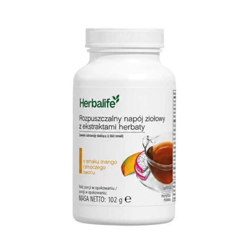 Herbata Herbalife ziołowa kofeinowa mango i smoczy owoc 102g