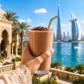 Koktajl Herbalife czekoladowo-pistacjowy w stylu dubajskim