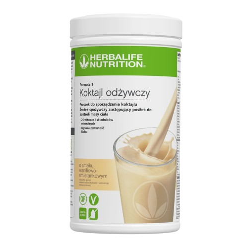 Koktajl odżywczy Formuła 1 Herbalife waniliowo-śmietankowy 550g