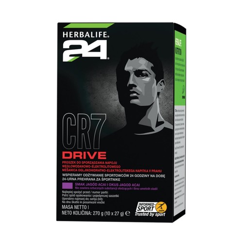 Herbalife 24 CR7 Drive jagody Acai 10 saszetek