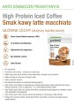 High Protein Iced Coffee Latte Macchiato karta