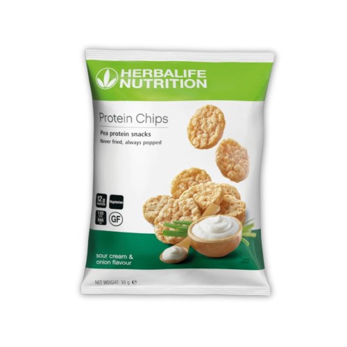 Chipsy proteinowe Herbalife cebulowo-śmietanowe 10x30g