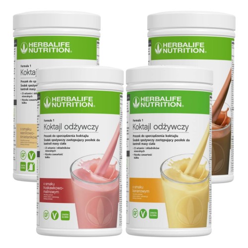 Zestaw koktajli Formuła 1 Herbalife 4 szt.