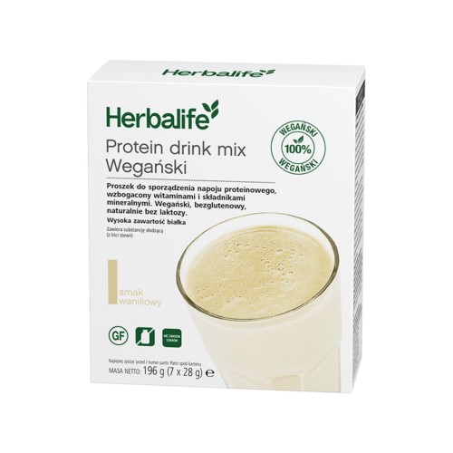 Protein drink mix Herbalife wegański saszetki