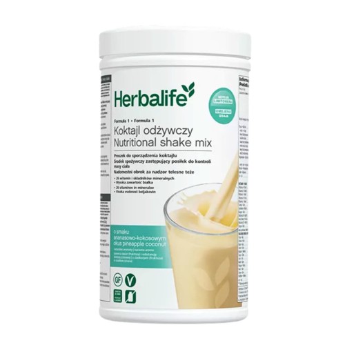 Koktajl Formuła 1 Herbalife ananasowo-kokosowy 550g
