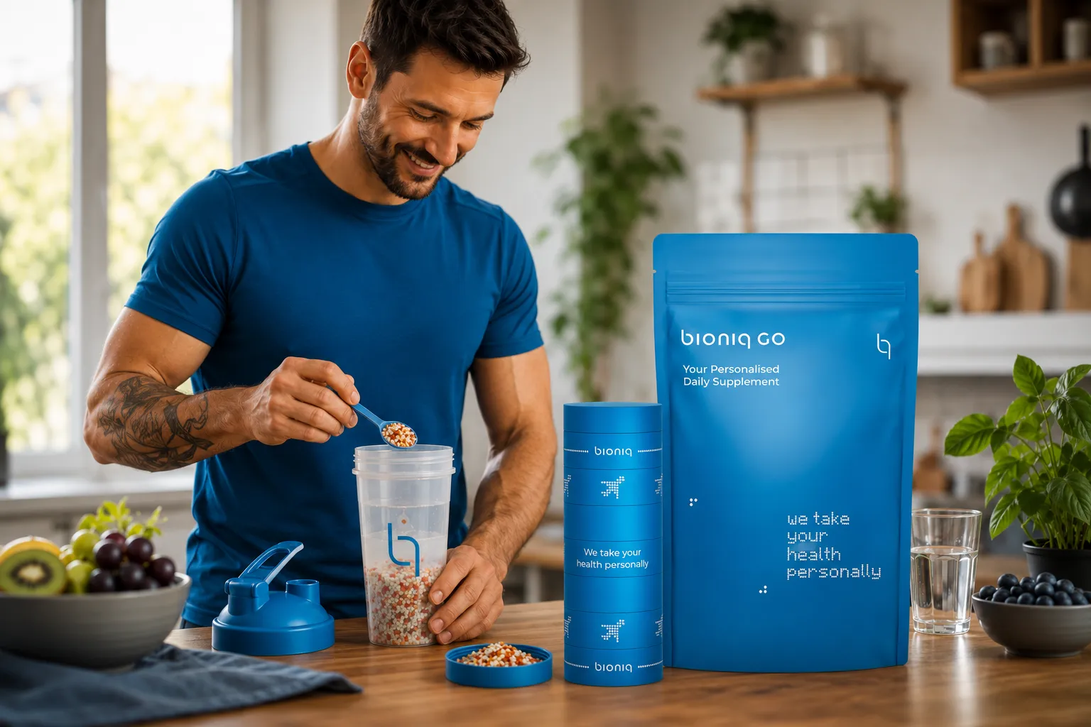 BIONIQ GO – granulat i miarka