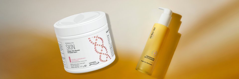 collagen skin booster herbalife odnawiajacy żel oczyszczający hl/skin