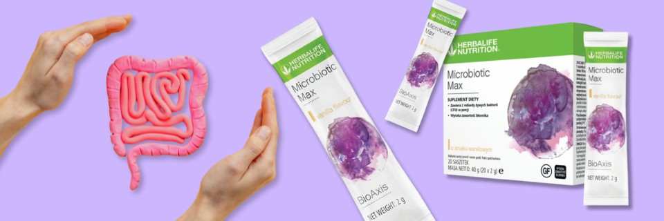 Microbiotic Max Herbalife Bimuno GOS Błonnik prebiotyczny
