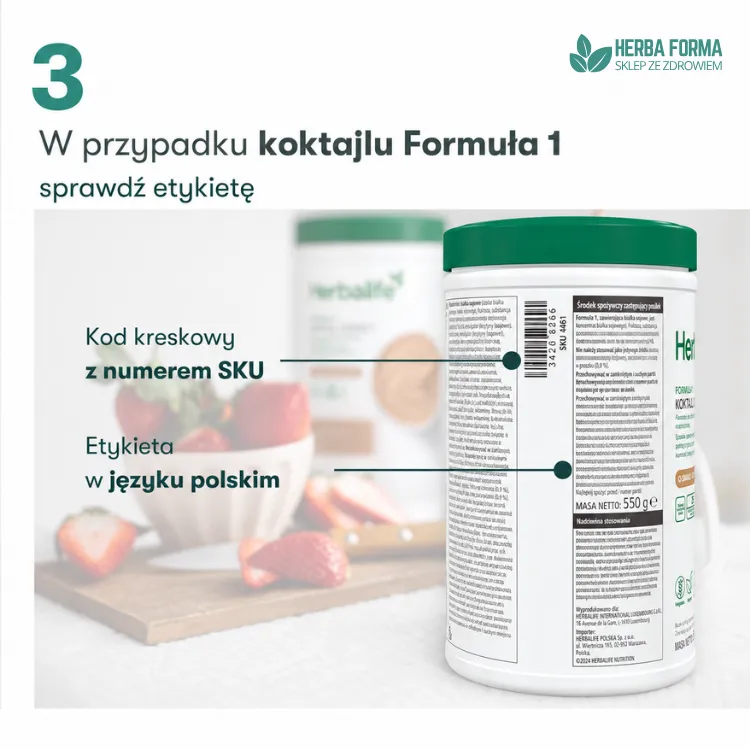 Jak poznać oryginalne produkty Herbalife? - Kod QR