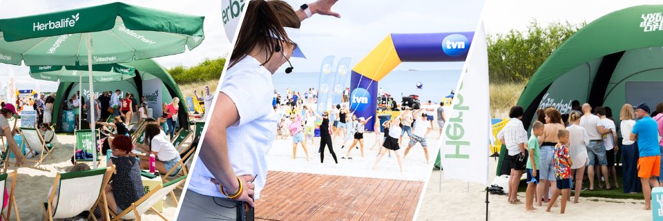 Foto relacja z aktywności Herbalife w Projekcie Plaża