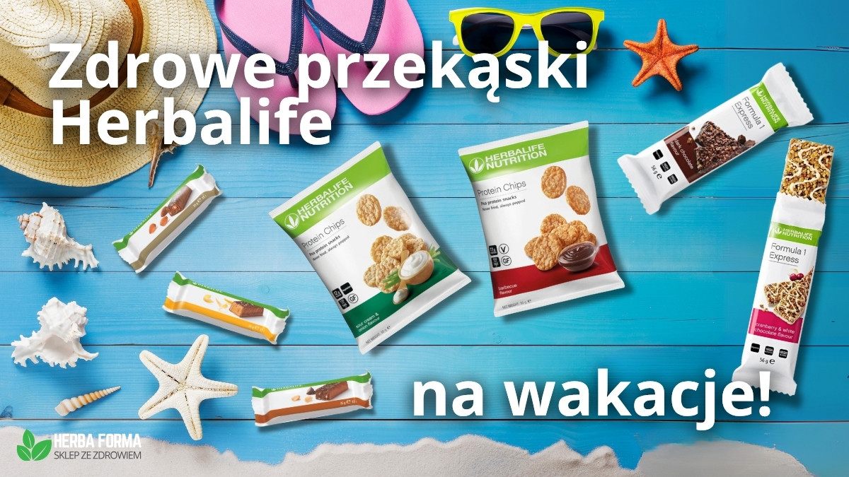 Zdrowe przekąski Herbalife na wakacje