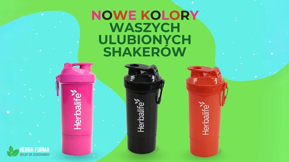 Nowe Neonowe Shakery Herbalife - nowe kolory, nowe logo