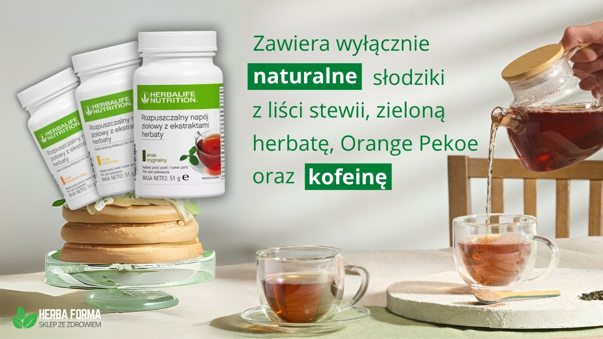 Herbata na odchudzanie i poprawę energii od Herbalife