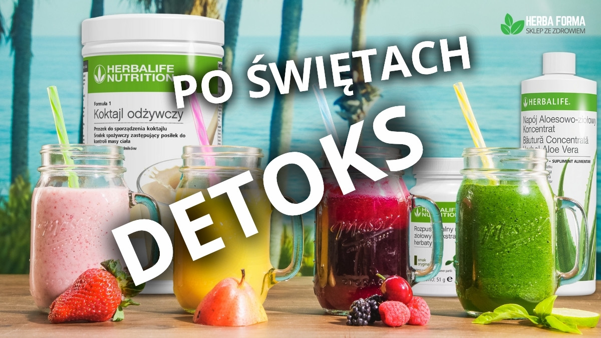 7 strategii na płaski brzuch po świętach - czas na detox z Herbalife!