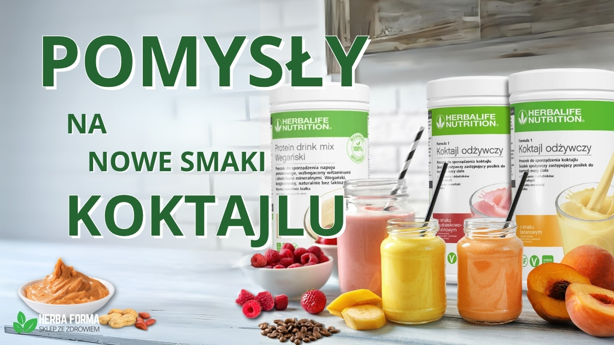 10 sposobów na nowe smaki koktajlu Formuła 1 Herbalife