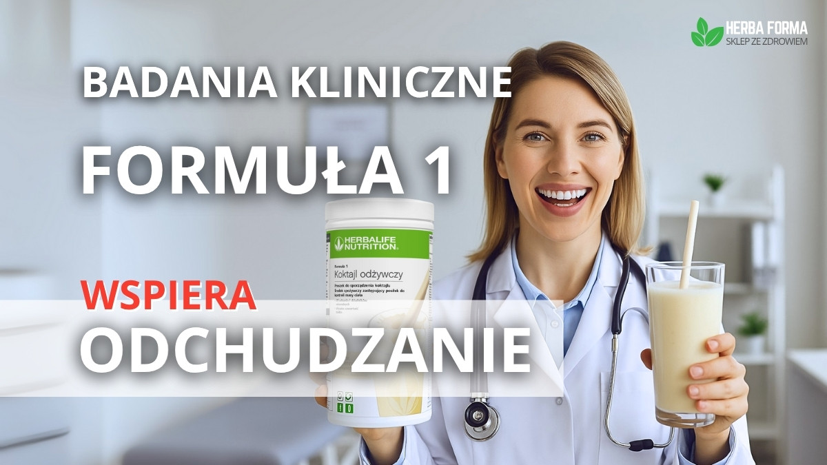 Badania kliniczne koktajlu F1 Herbalife - potwierdzona skuteczność odchudzania!