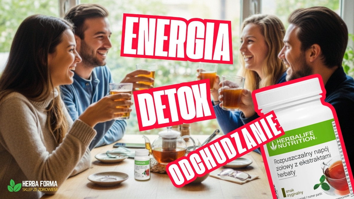 Detoks, energia, odchudzanie - herbatki kofeinowo-ziołowe Herbalife